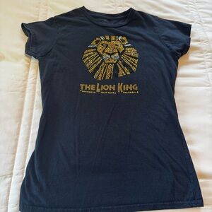 The Lion King The Broadway Musical Crystal Embellished Disney kid’s Shirt Sz S